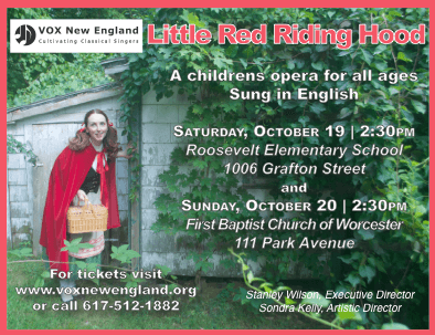 Little Red Riding Hood, A children's Opera poster