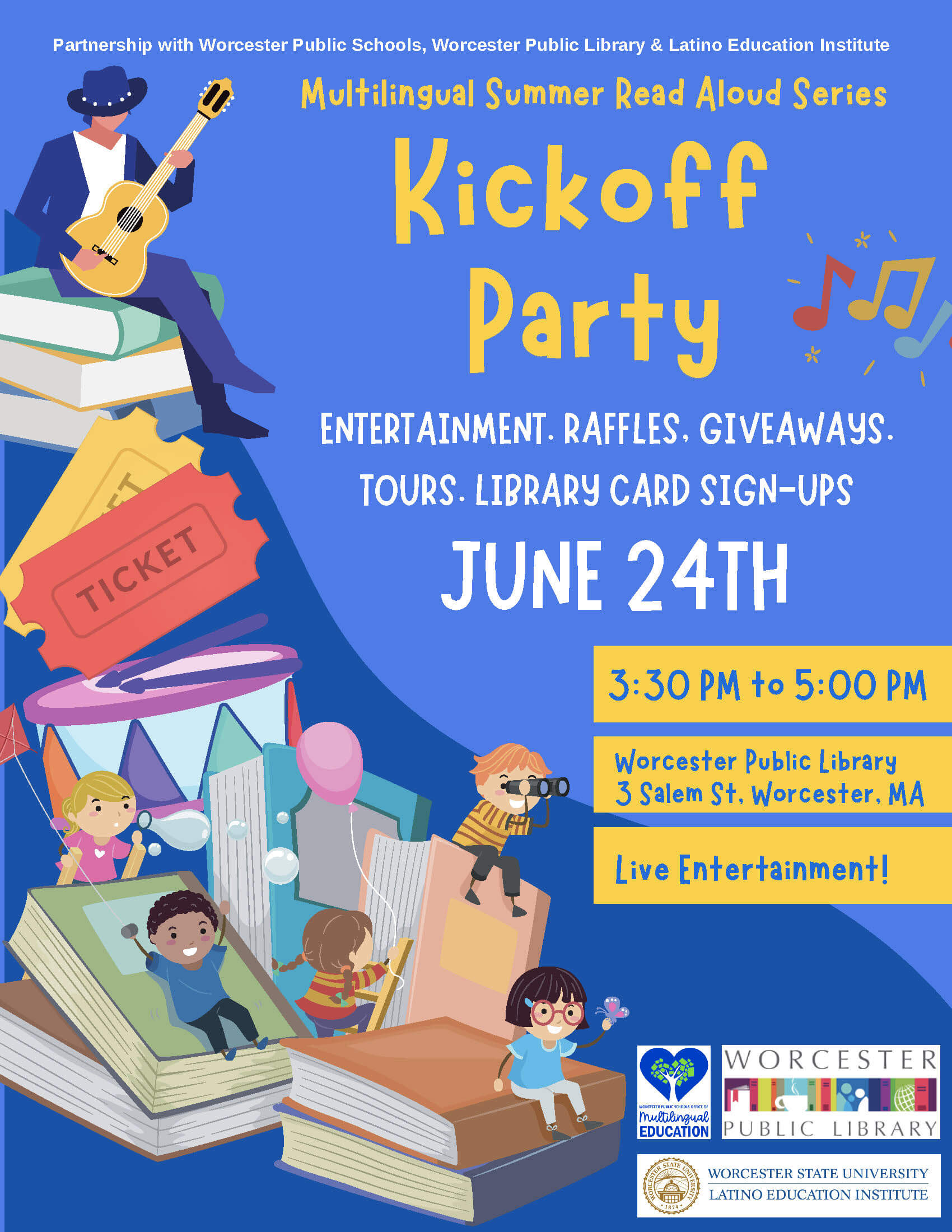 Kickoff Party flyer