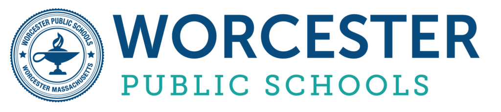 An image of text that says "Worcester Public Schools."